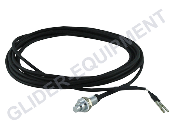 Secme DJET PTT Sendetaste Ø10mm + 2.5m kabel [ST2000A]